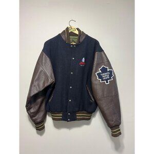 Vintage Toronto Maple Leafs Molson Export NHL Bomber Jacket